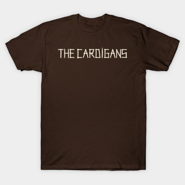 The Cardigans - Paper Tape T-Shirt by PAPER TYPE